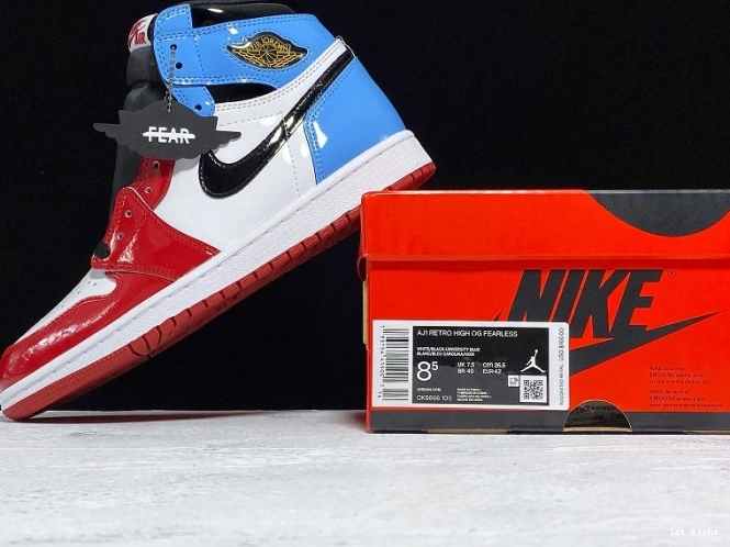 1st Kicks Shoes Jordan OG 1 CK5666-100 Fearless Air Retro High 0717